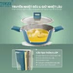 Bộ nồi TOKKI TK-81 - Ảnh 3
