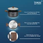 Bộ nồi TOKKI TK-82 - Ảnh 5