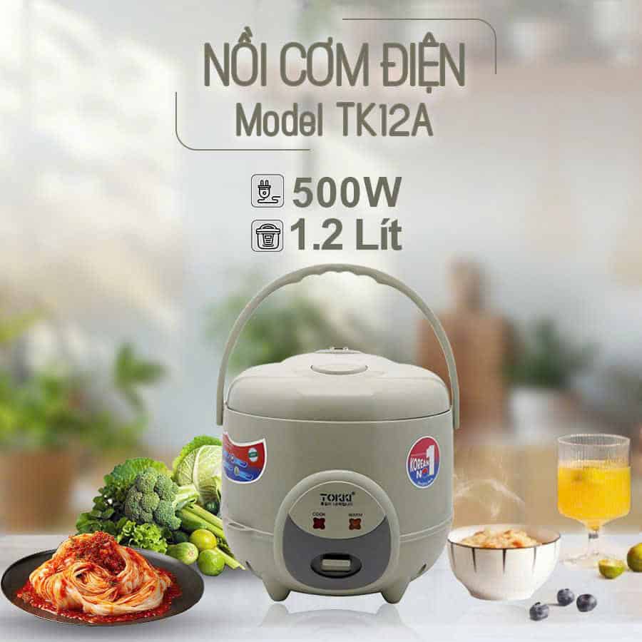 TK12A (2) Nồi cơm điện TOKKI TK12A - Ảnh 1
