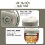Nồi cơm điện TOKKI TK18A - Ảnh 4
