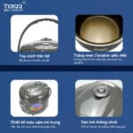 Nồi cơm điện TOKKI TK18AN - Ảnh 3