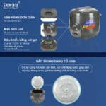 Nồi cơm điện TOKKI TK18AN - Ảnh 4