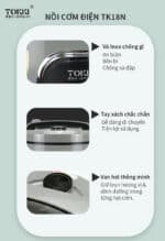 Nồi cơm điện TOKKI TK18N - Ảnh 3