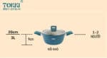 Bộ nồi TOKKI TK-81 - Ảnh 6