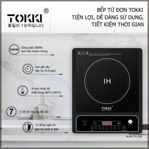 Bếp từ đơn TOKKI TKA3B