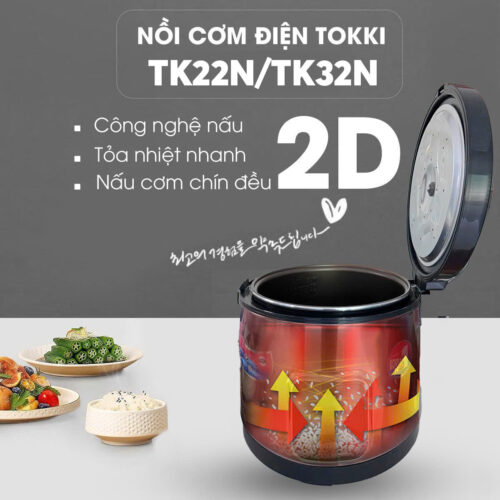 Nồi cơm điện TOKKI TK 22N