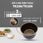 Nồi cơm điện TOKKI TK 32N - Ảnh 4