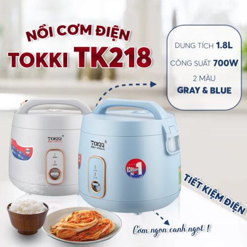 Nồi cơm điện TOKKI TK218