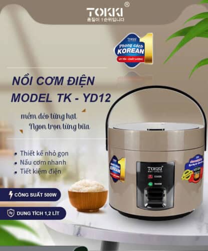 Nồi cơm điện TOKKI TK-YD12